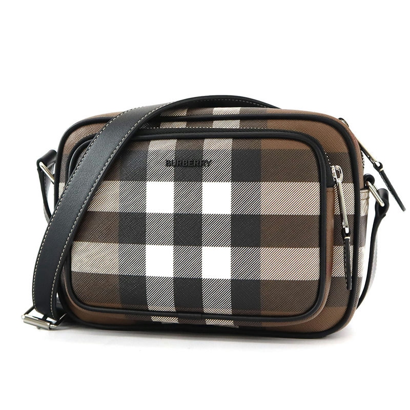 Brandol / BURBERRY バーバリー ショルダーバッグ チェック柄 カメラ