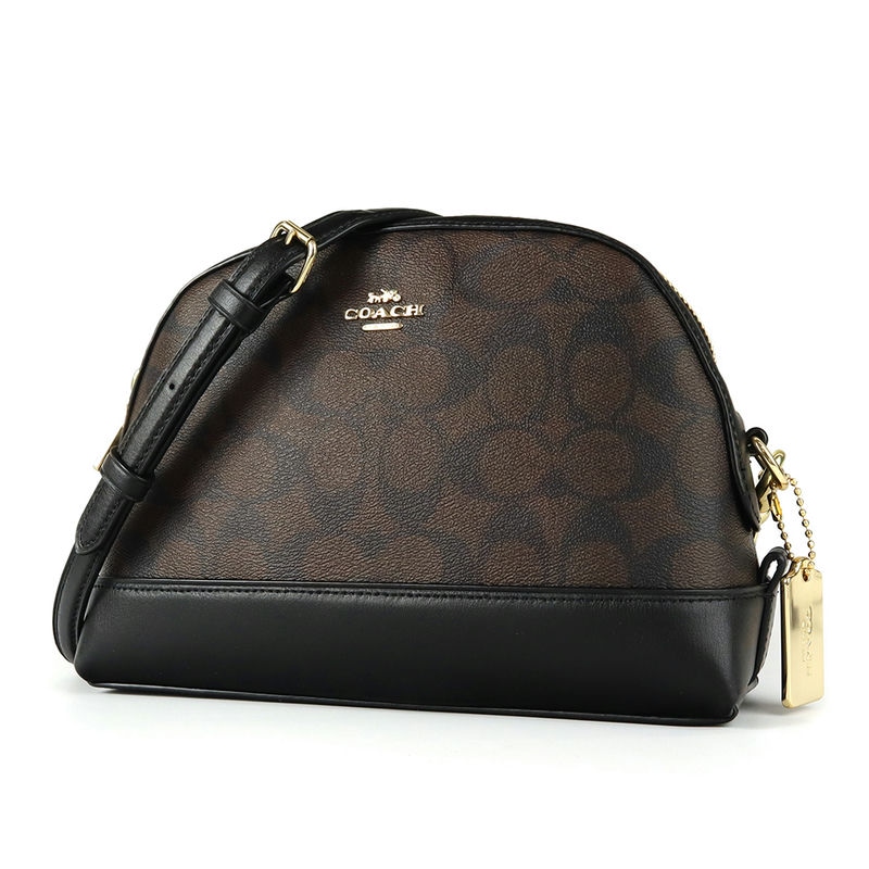 Brandol / COACH コーチ ショルダーバッグ シグネチャー ドーム型