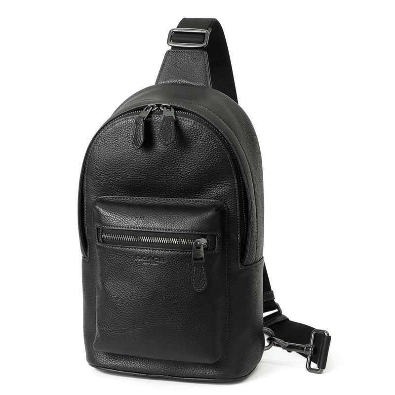 Brandol / COACH コーチ ボディバッグ レザー 縦型 ウエスト パック