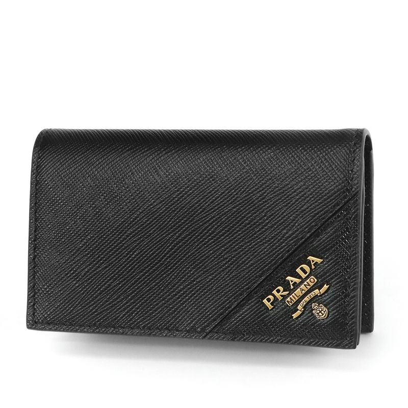 Brandol / PRADA プラダ 名刺入れ レザー カードケース ブラック