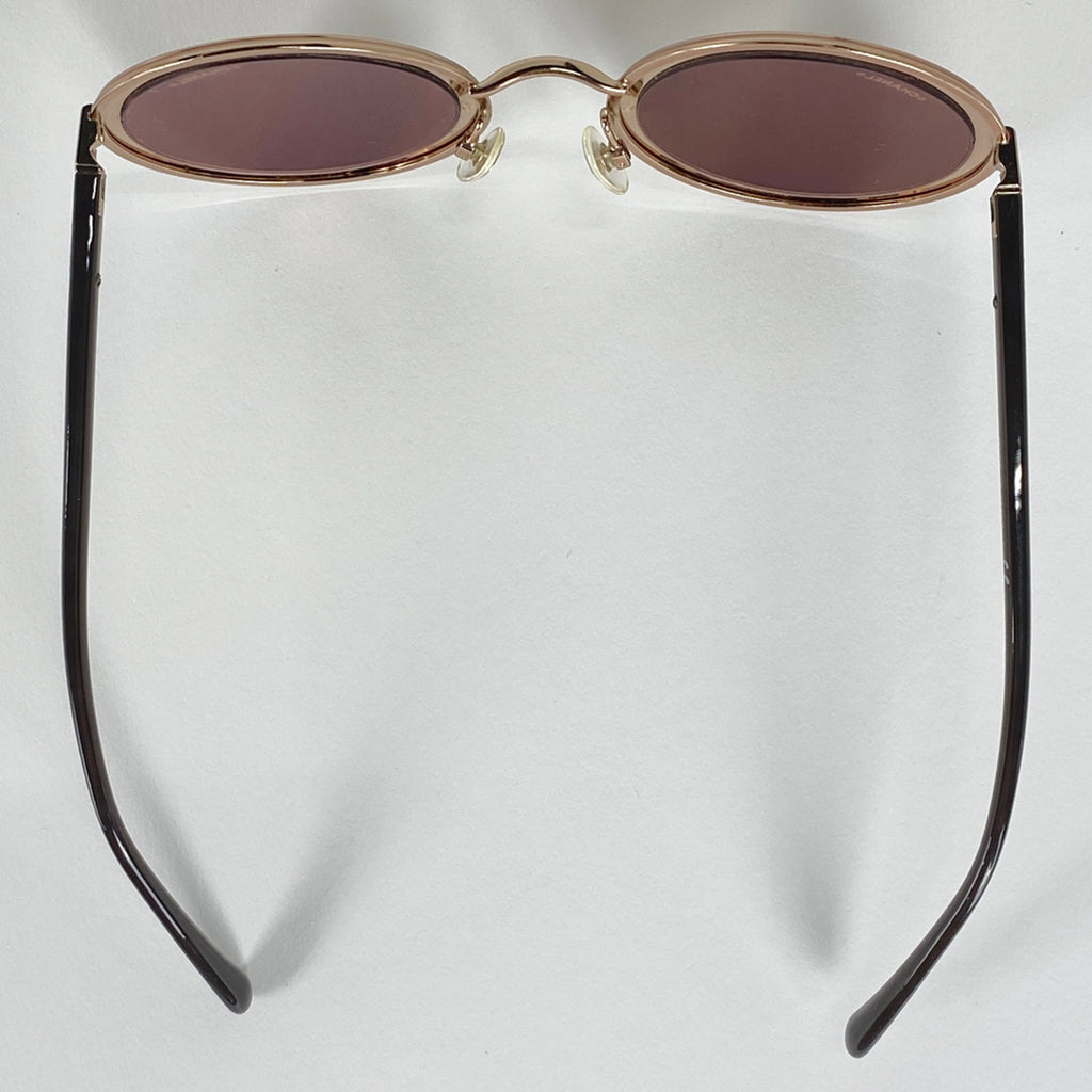 シャネル ロゴ サングラス ラウンド アイウェア サングラス メタル