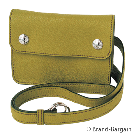 HERMES(エルメス)/ポシェット・グリーン/ヴォー・クリスベ・トゴ