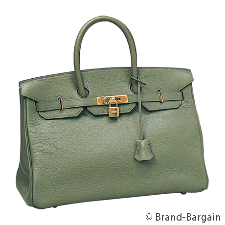 HERMES(エルメス)/バーキン35/トリヨンクレマンス×オリーブグリーンの
