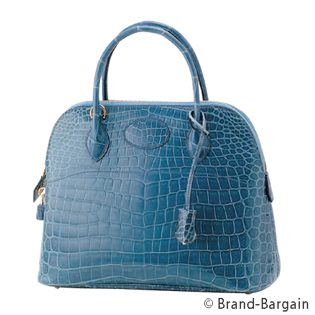 HERMES(エルメス)/ボリード31/クロコ・ポロサス×ブルージーンの買取