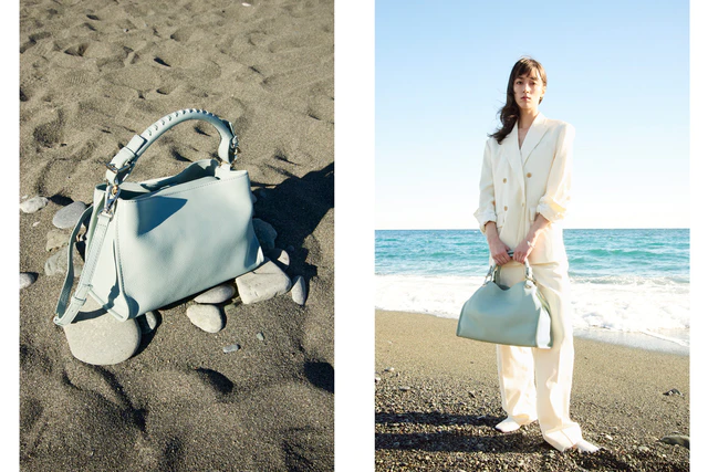 土屋鞄 ロングセラー「クラルテ」を刷新、新色「サンド」と限定色