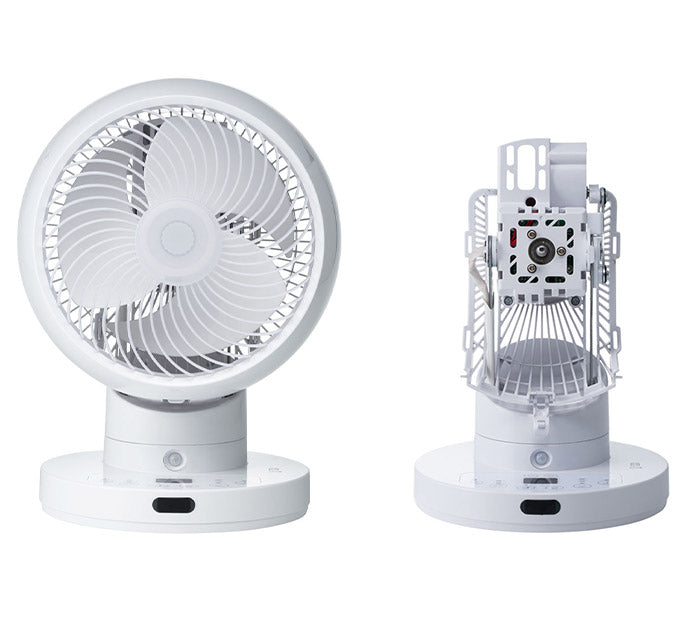 節電センサー付 DCスイングサーキュレーター360 ホワイト グレー CF