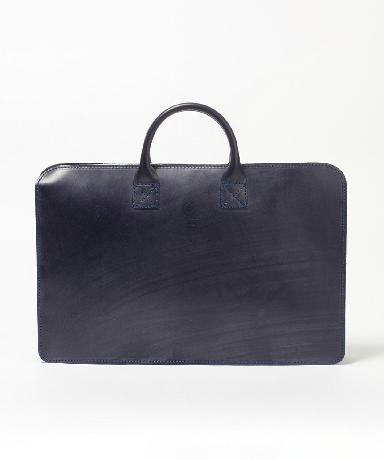 GLEN ライトウェイトブリーフケース ネイビー ブライドルレザー グレン