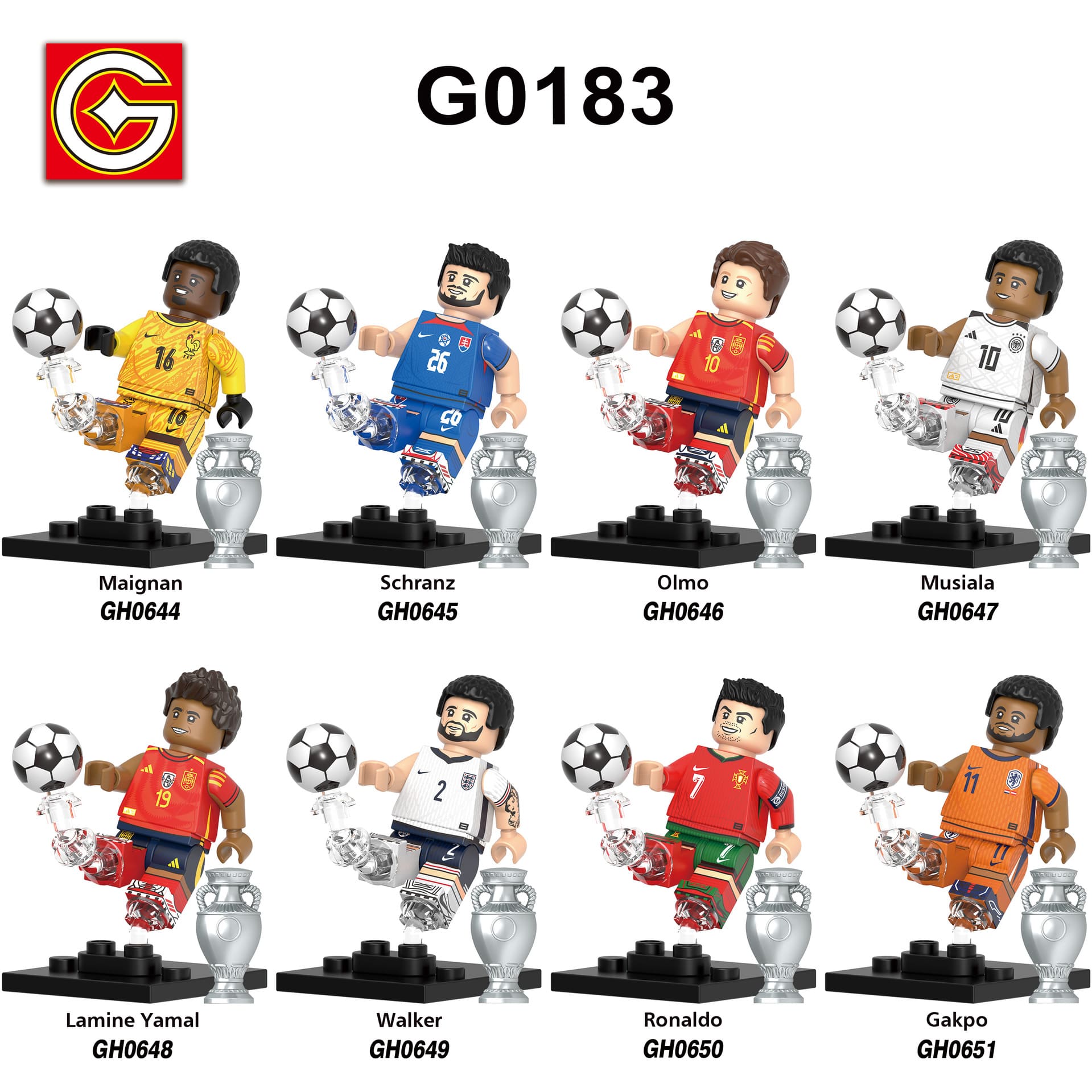 Sport Soccer Jamal Musiala GH0647 Minifigures - Brixtoy