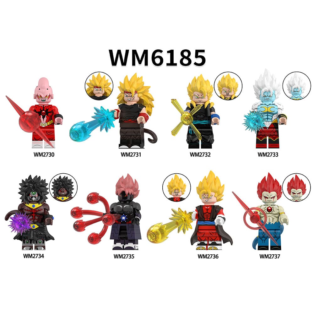 Anime Dragon Ball Z Xeno Bardock WM2731 Minifigures - Brixtoy