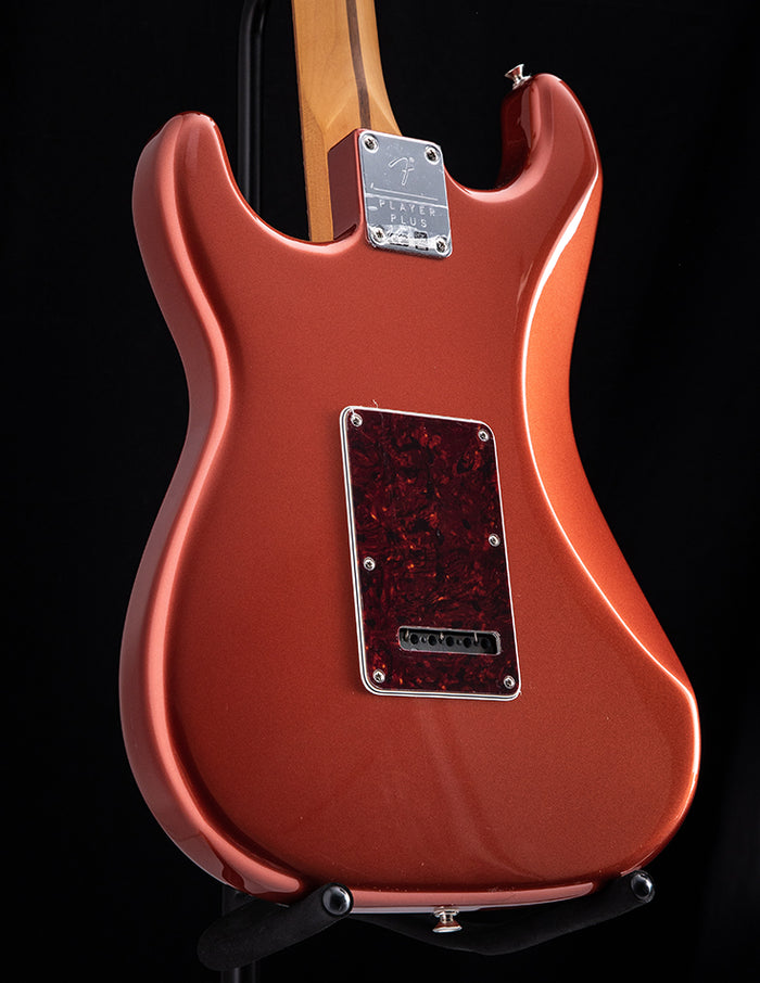 Fender Player Plus Stratocaster Aged Candy Apple Red Electric Guitar