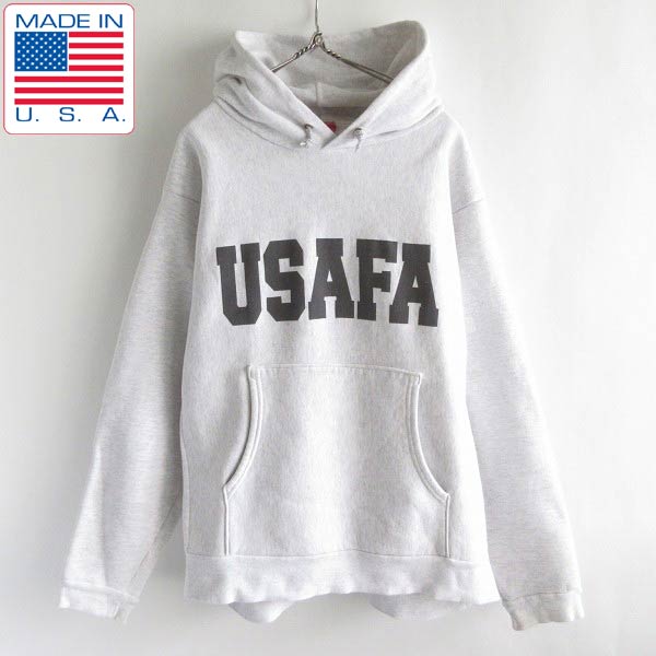 90s USA製 米軍 USAFA リフレクター リバースウィーブ型 スウェット