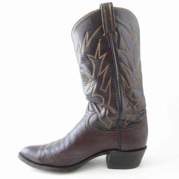 黒タグ USA製 Tony Lama トニーラマ ウエスタンブーツ 28cm ダーク