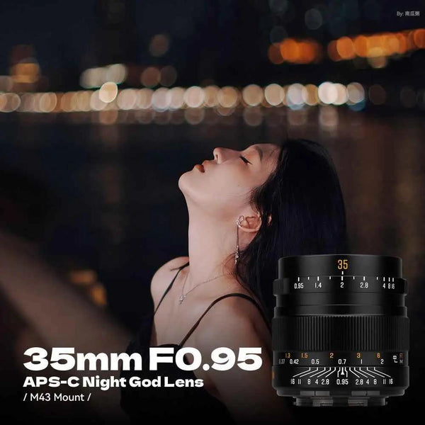35mm F0.95 Night God Portrait Star APS-C Manual Fixed Focus Lens