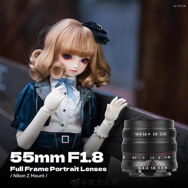 55mm F1.8 Full Frame Large Aperture Manual Focus Mirrorless Camera
