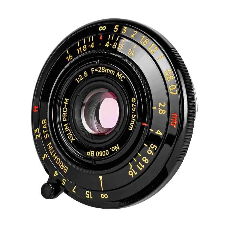 Brightin Star 28mm F2.8 Leica M Mount Full Frame Pancake Lens