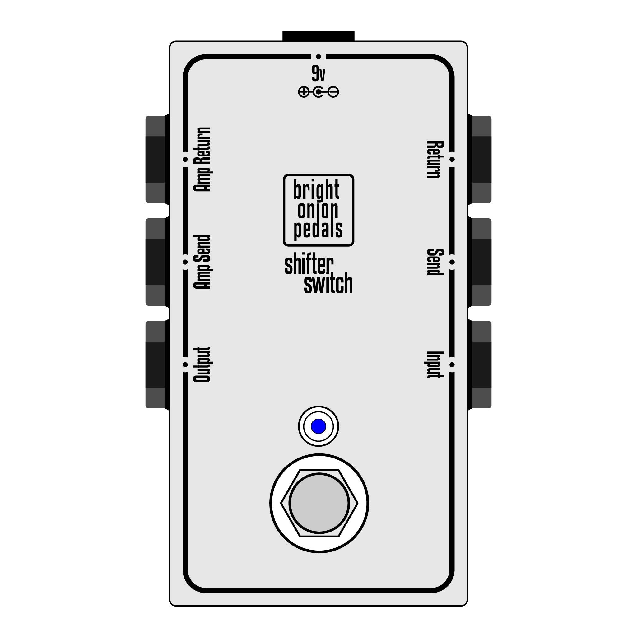 True Bypass Looper – Shifter Switch Looper – Bright Onion – Bright