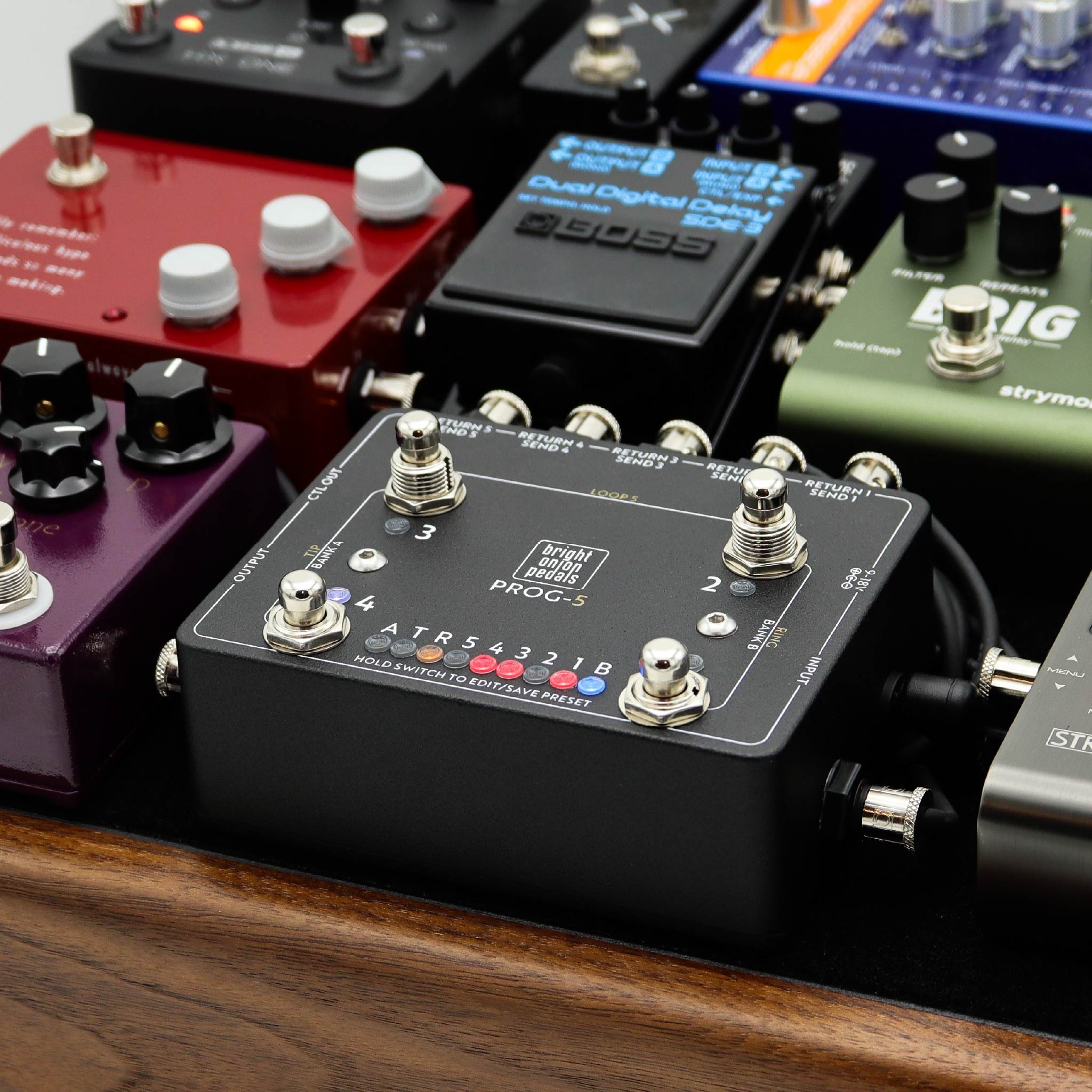 PROG-5 Programmable Looper - Bright Onion Pedals