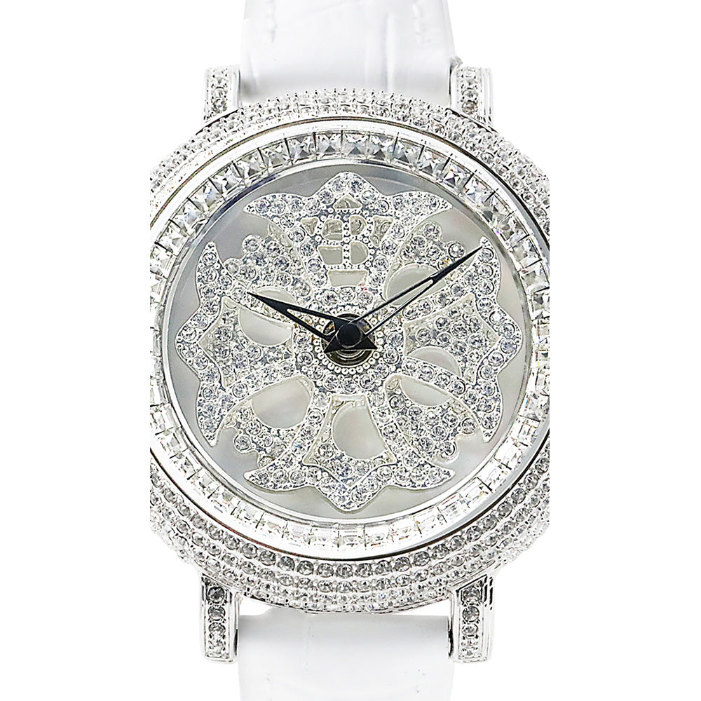 LILY 40MM WHITE x SILVER ＜革ベルト＞ – BRILLAMICOメーカー公式サイト