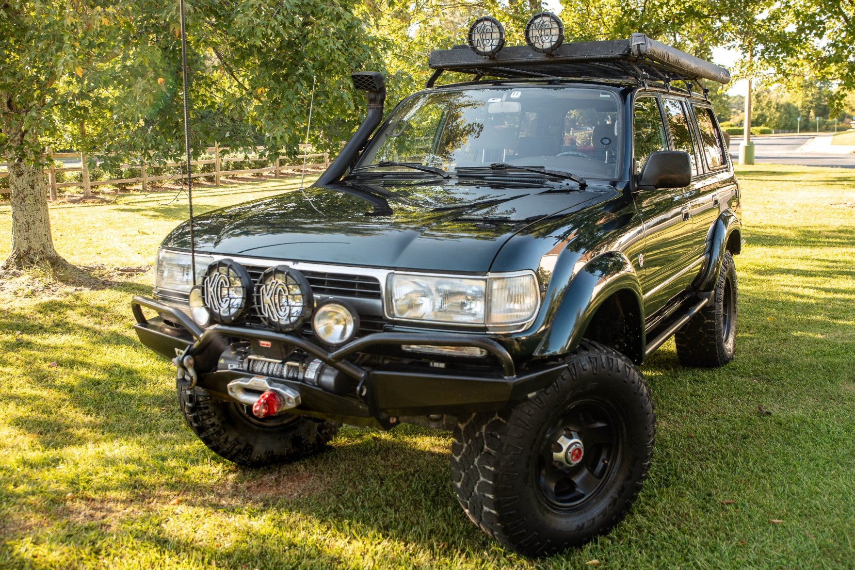 Modified 1994 Toyota Land Cruiser FZJ80 for sale on BaT Auctions
