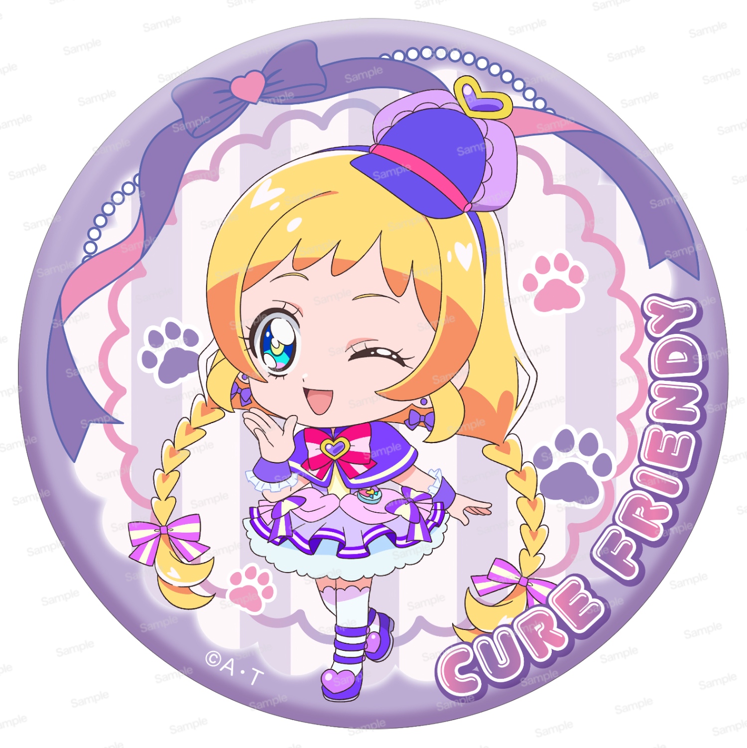 わんだふるぷりきゅあ！ プリポップ♪ドでか缶バッジ Vol.1 キュア