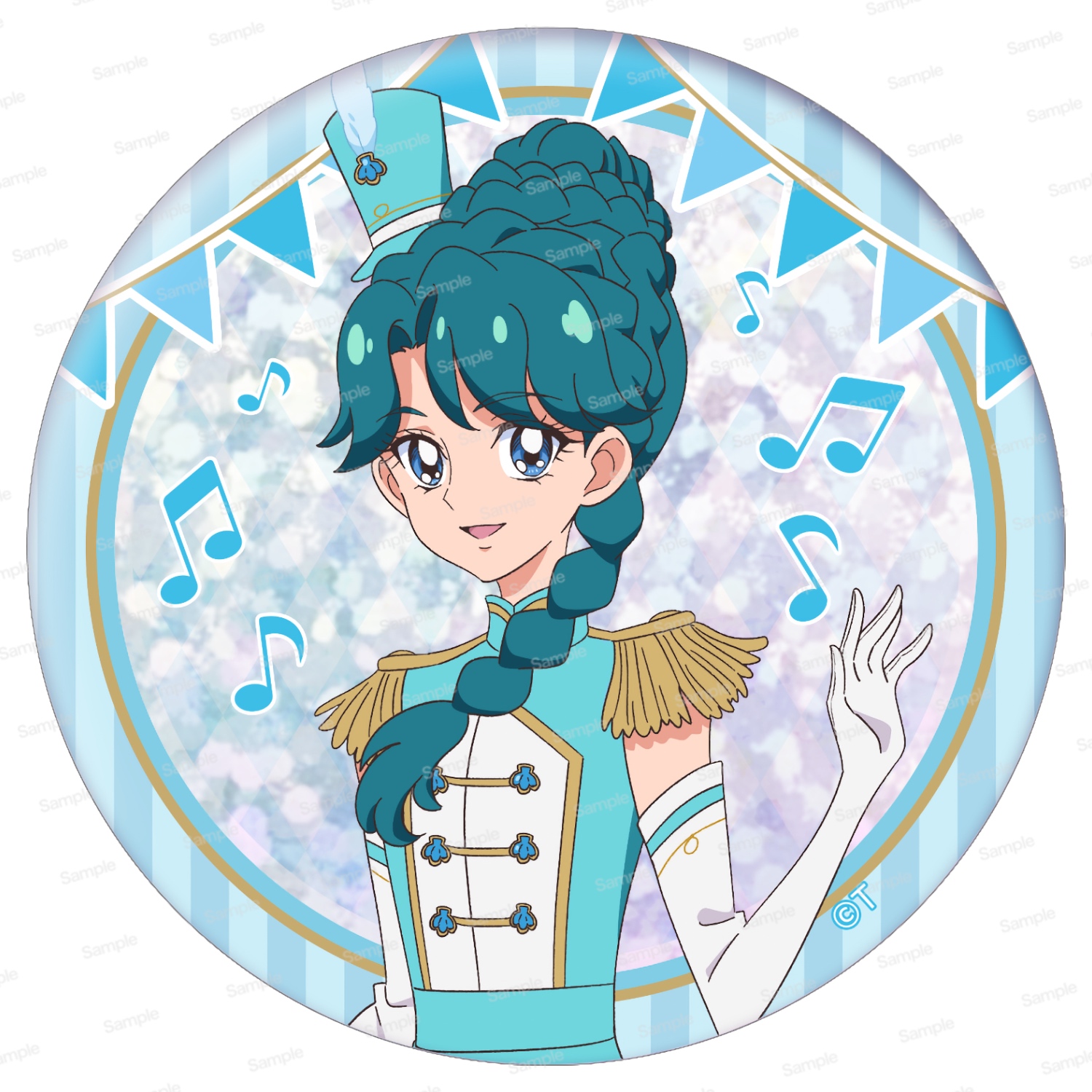 Go！プリンセスプリキュア 10周年メモリアルホログラム缶バッジ第2弾