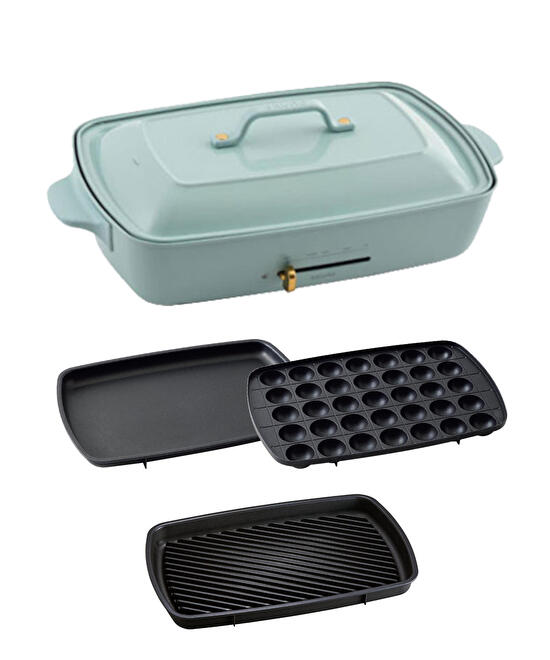 ホットプレートグランデサイズ＋グリルプレートセット | BRUNO