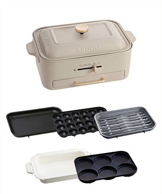 コンパクトグリルホットプレート オプションプレート2種セット