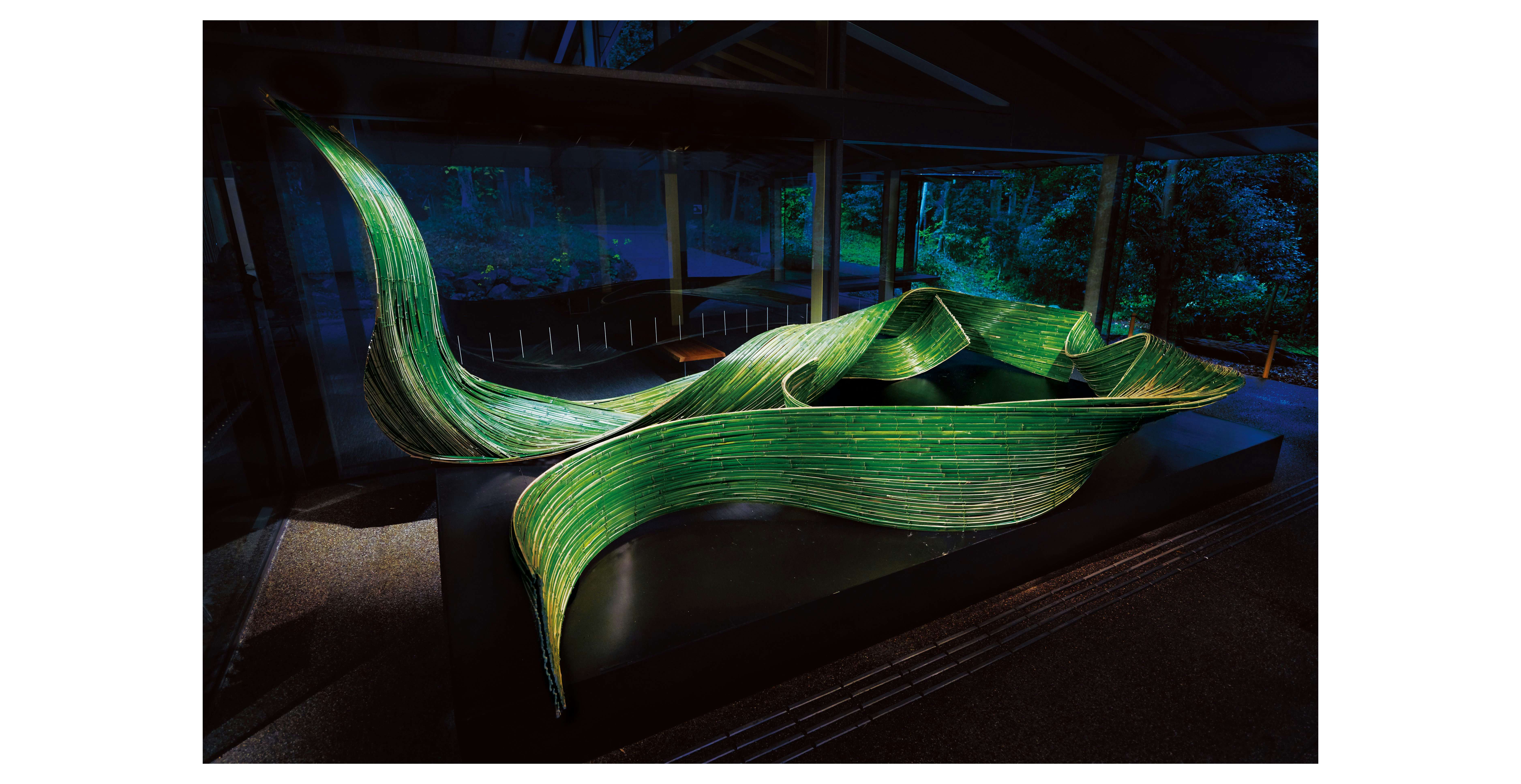 ダニエル・オスト「竹と花の奏宴」（しょうざんリゾート京都 北庭