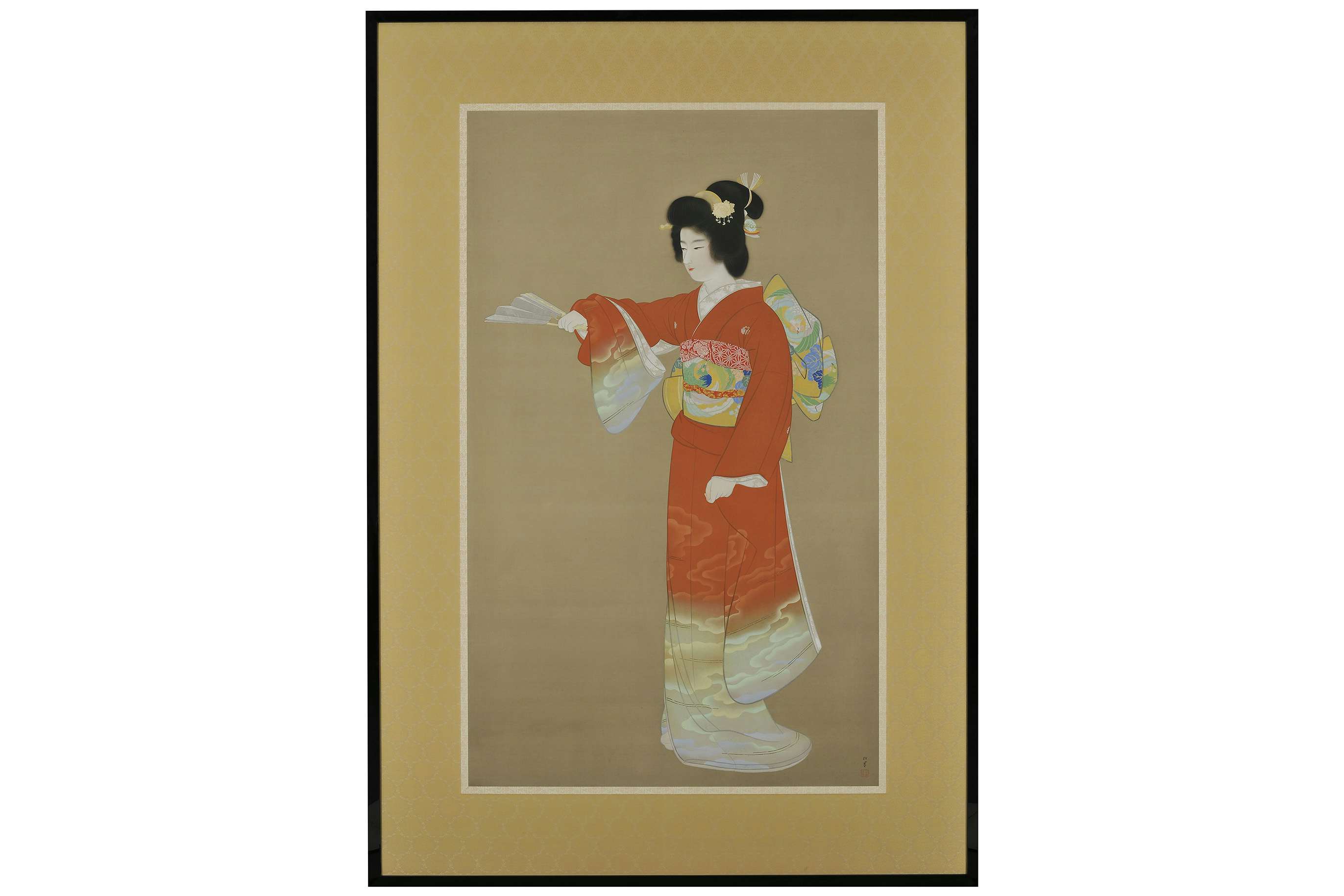 上村松園《序の舞》が修理後初公開。東西の美人画が一堂に会する展覧会