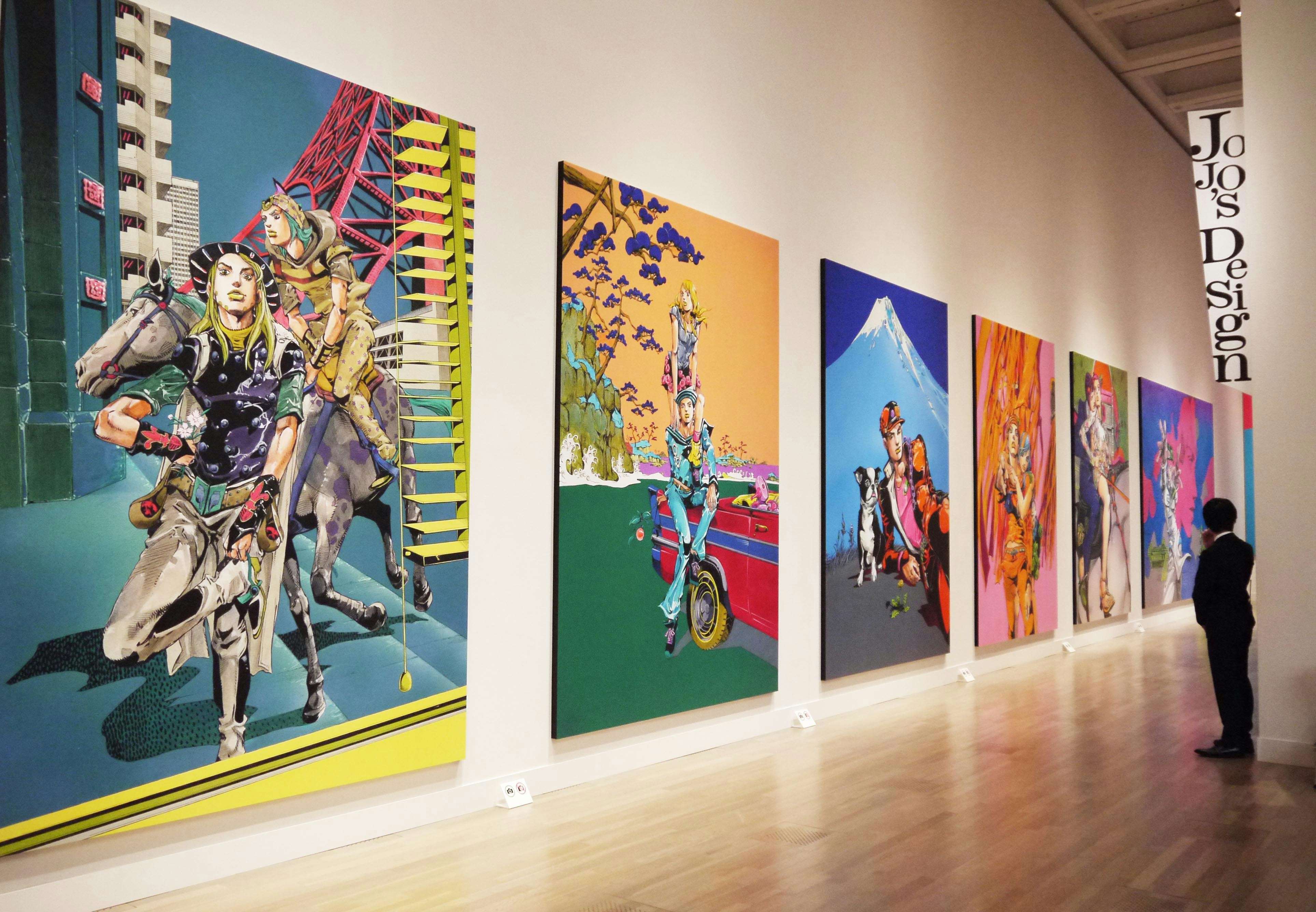荒木飛呂彦原画展 JOJO 冒険の波紋」が国立新美術館で開幕。30年分の