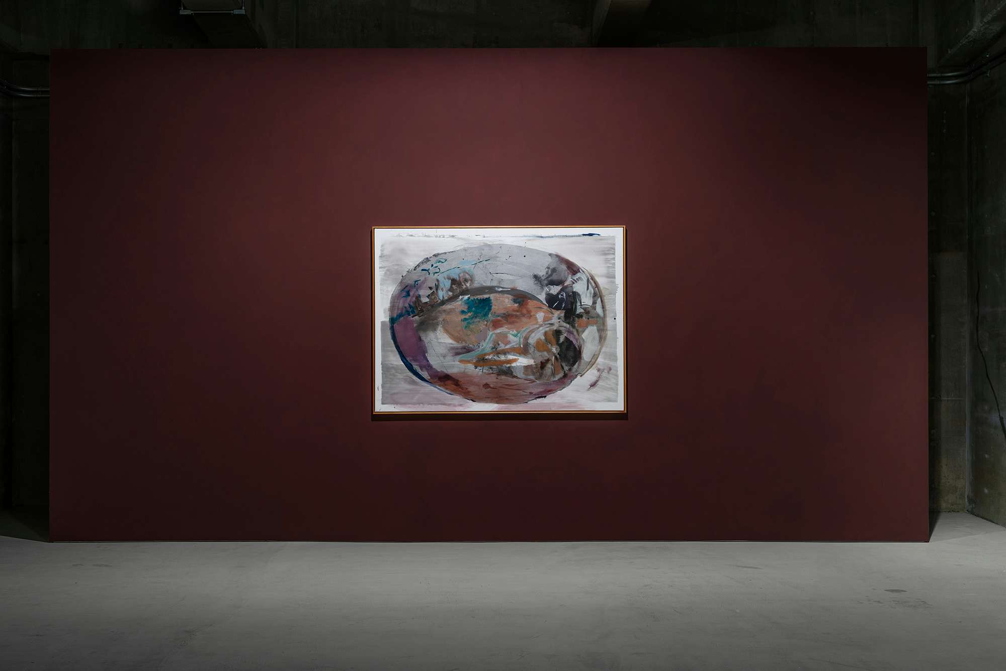 浦久保義信 十和田湖 水彩画 色紙 【公式通販】