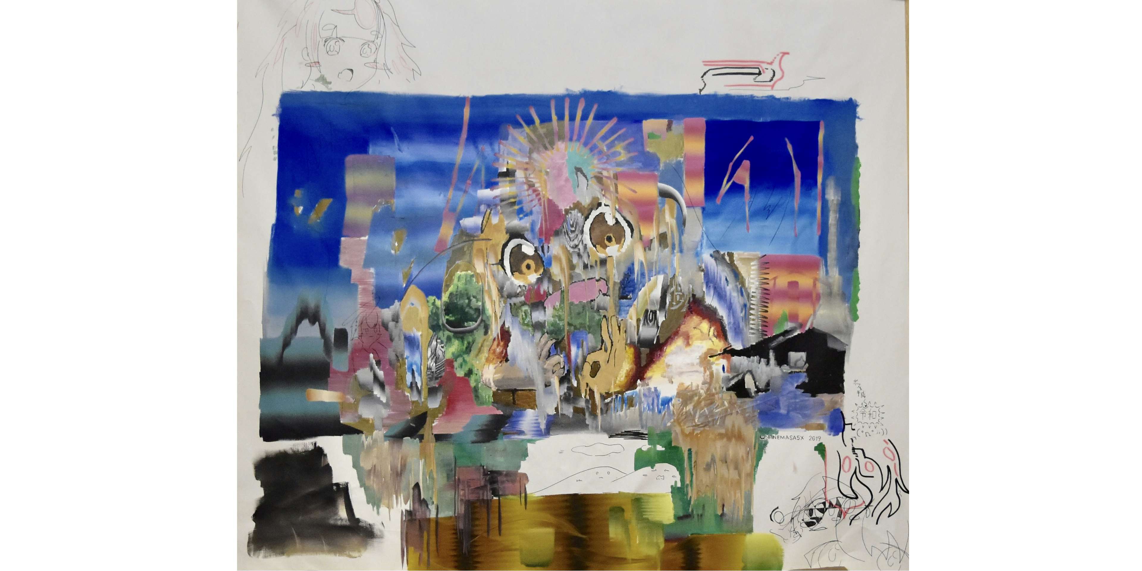 デジタルネイティブ世代の画家が取り組む絵画表現。名もなき実昌と浦川