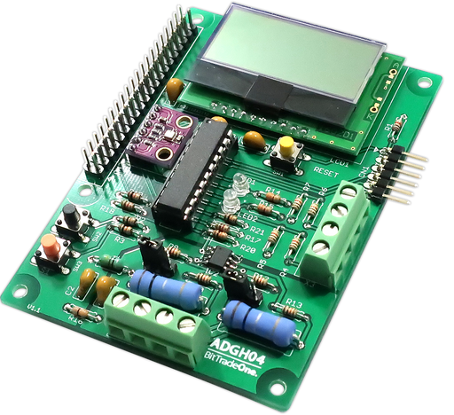 ADGH04K ラズベリーパイ接続 室内環境データ収集ボード“データロガー