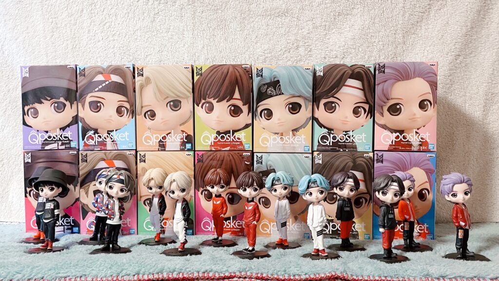 開封レビュー】BTS TinyTAN Q posket フィギュアの開封レビュー💜激