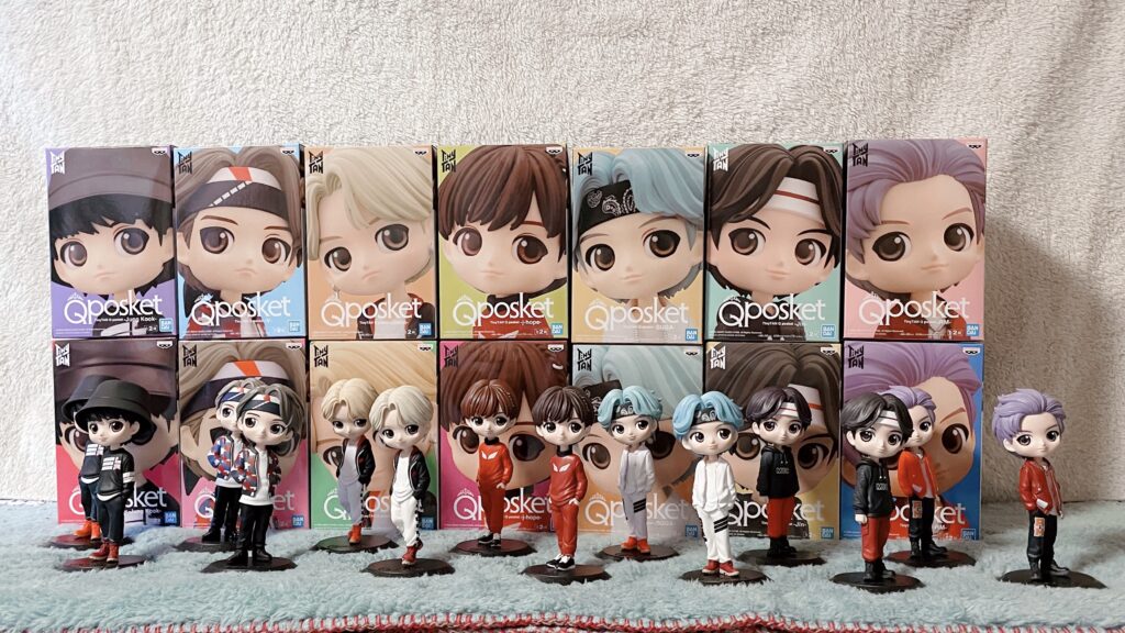 開封レビュー】BTS TinyTAN Q posket フィギュアの開封レビュー💜激