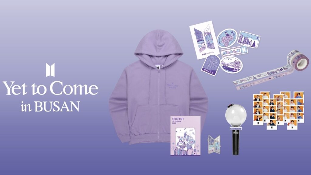 BTS 釜山コンサート「Yet To Come in BUSAN」の公式グッズが発売決定