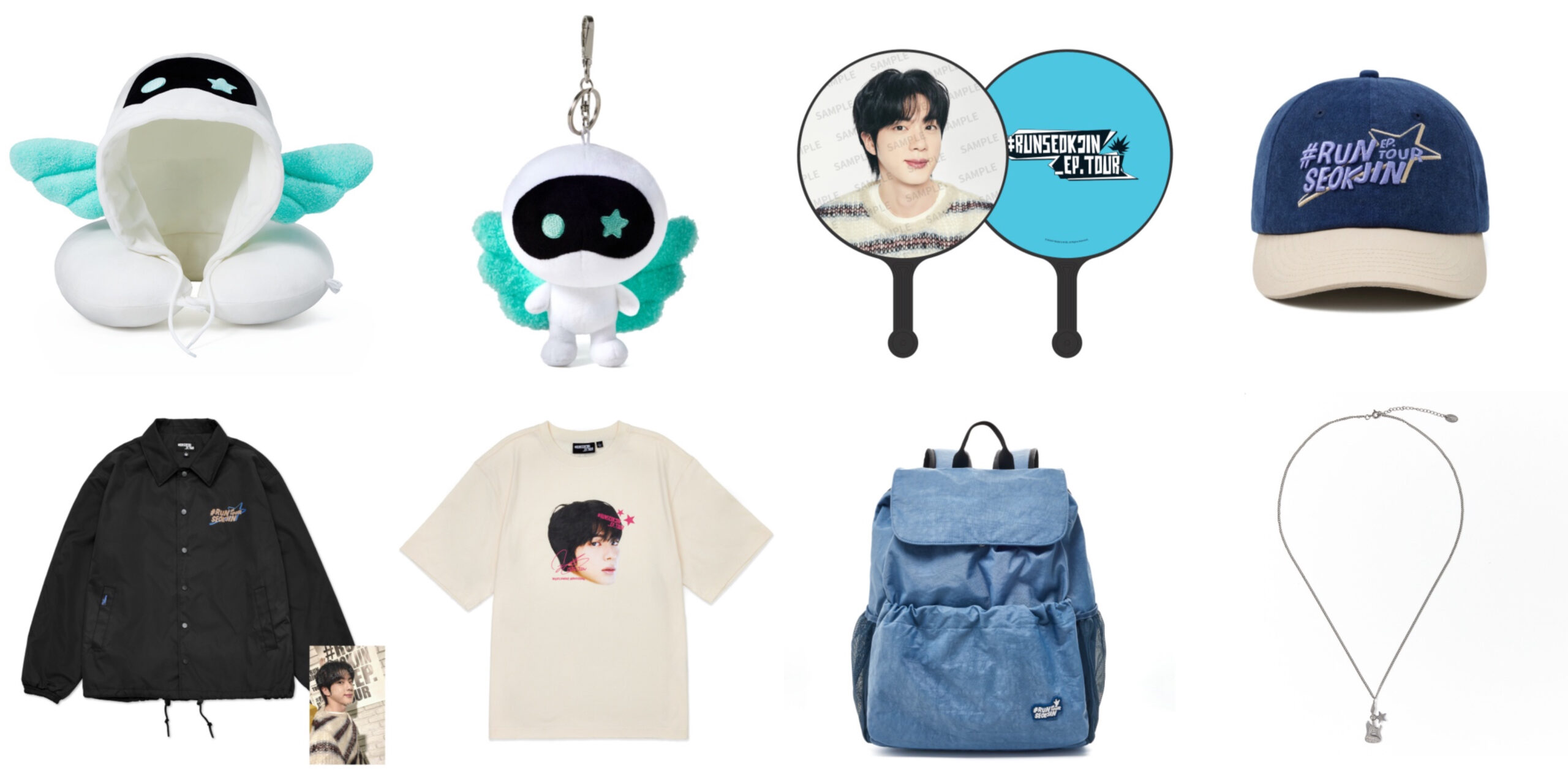 BTS ジンのソロツアー「RUNSEOKJIN_EP.TOUR」の公式グッズが発売決定