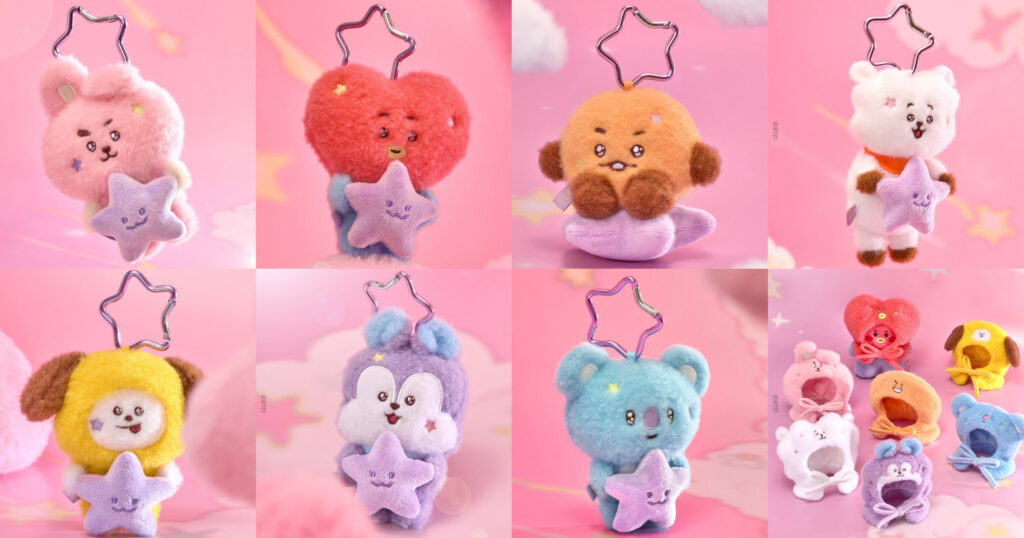 BT21の可愛い紫星ぬいぐるみ「THE JOURNEY」が発売決定！！発売日