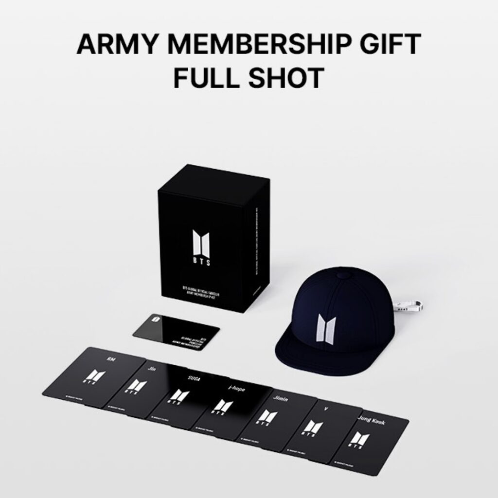 BTSの可愛いギフトセット「ARMY MEMBERSHIP GIFT」が無料で発売決定