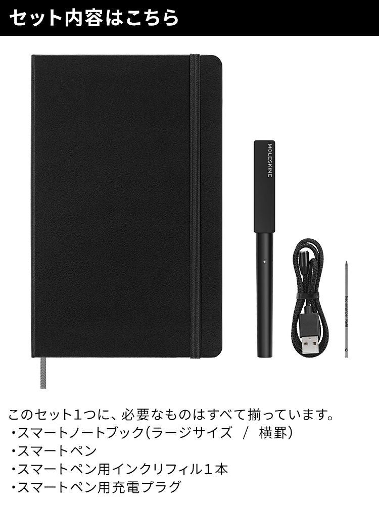 モレスキン スマートライティングセット[スマートペン + スマート