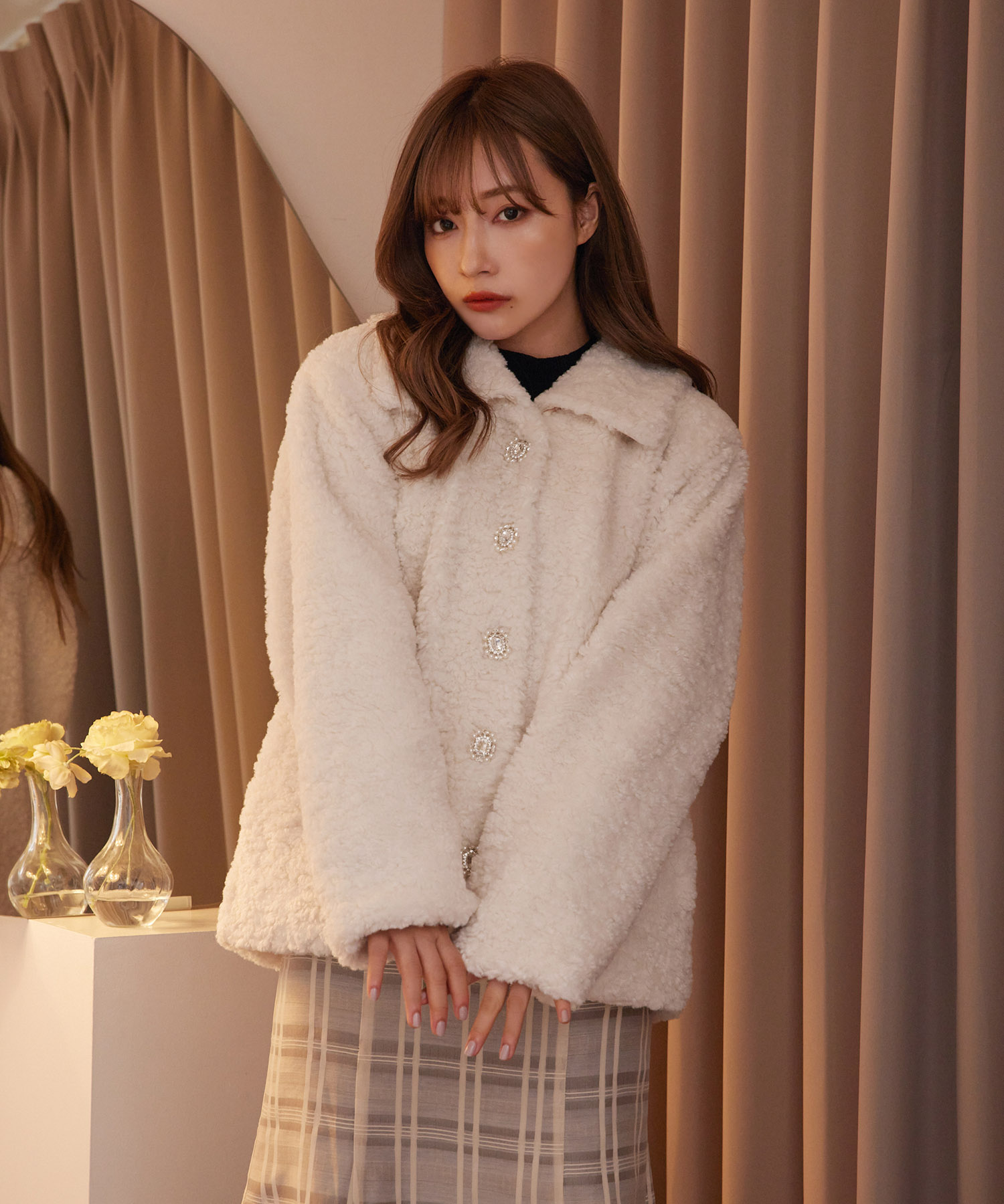 フェイクボアコート – BUNNY APARTMENT