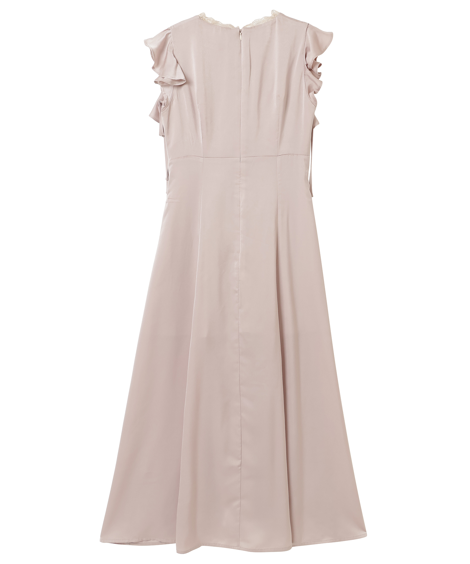 raffle slit onepiece【pinkbeige】 – BUNNY APARTMENT