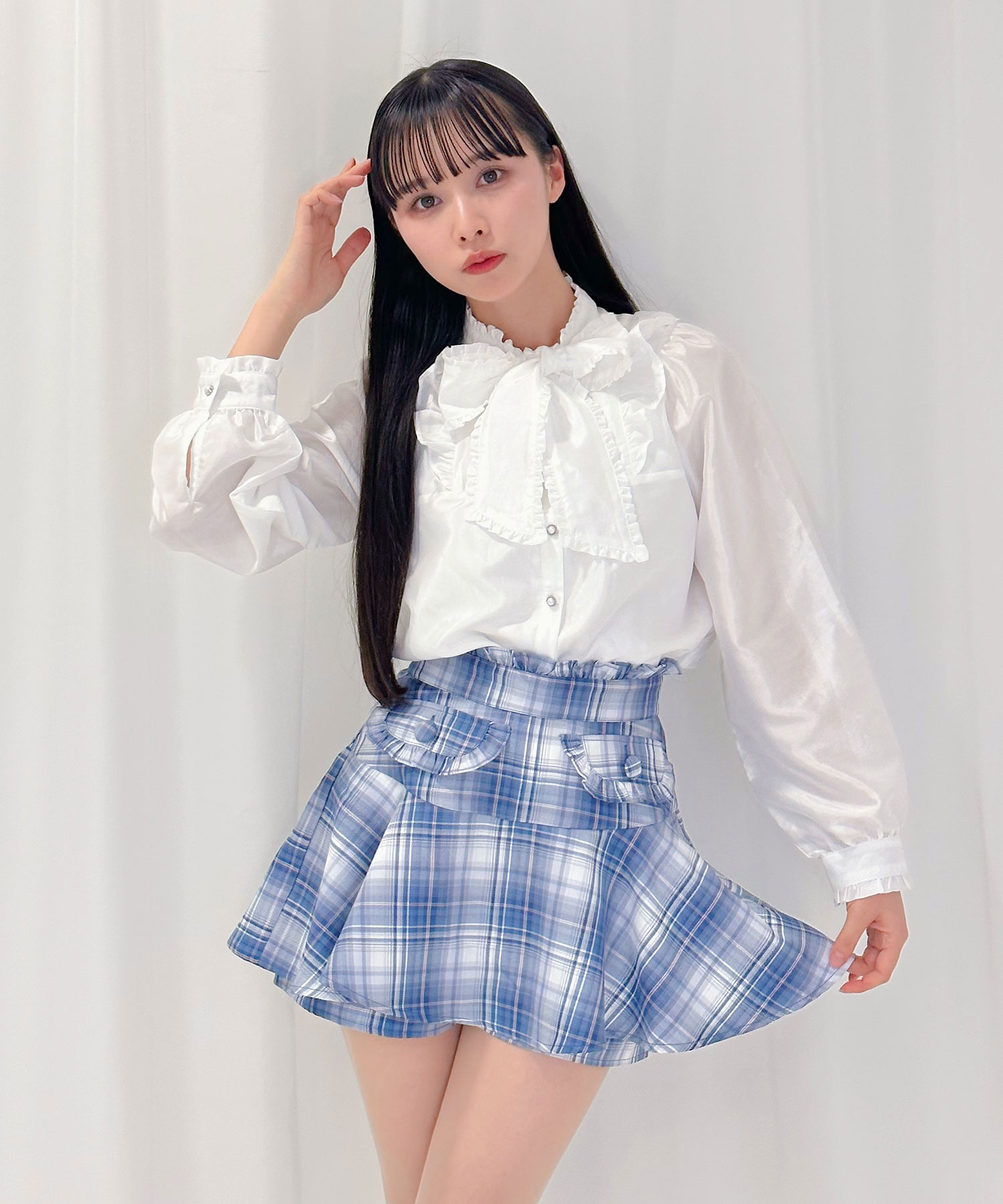 フリルリボンボウタイブラウス – BUNNY APARTMENT