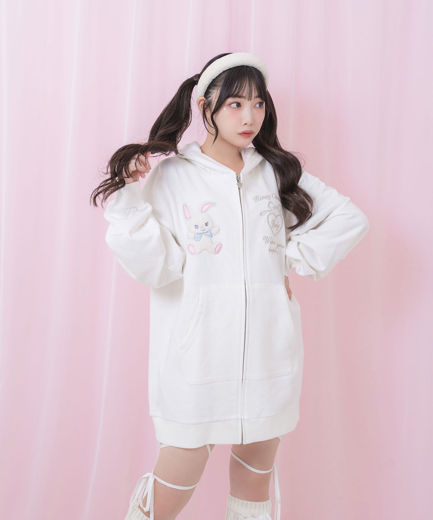 バニーAPうさ耳ジップパーカー – BUNNY APARTMENT