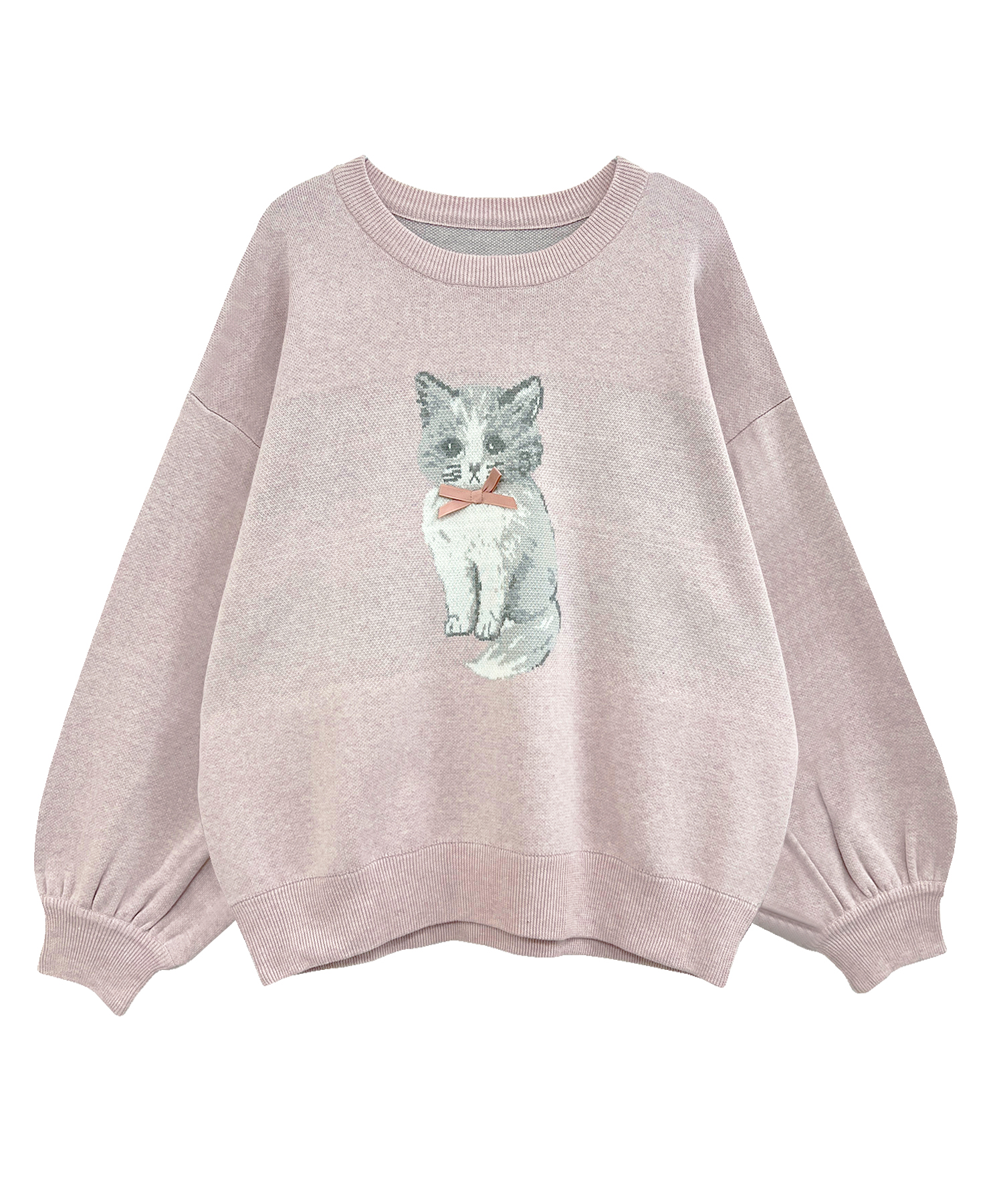 cat jacquard big knit – BUNNY APARTMENT