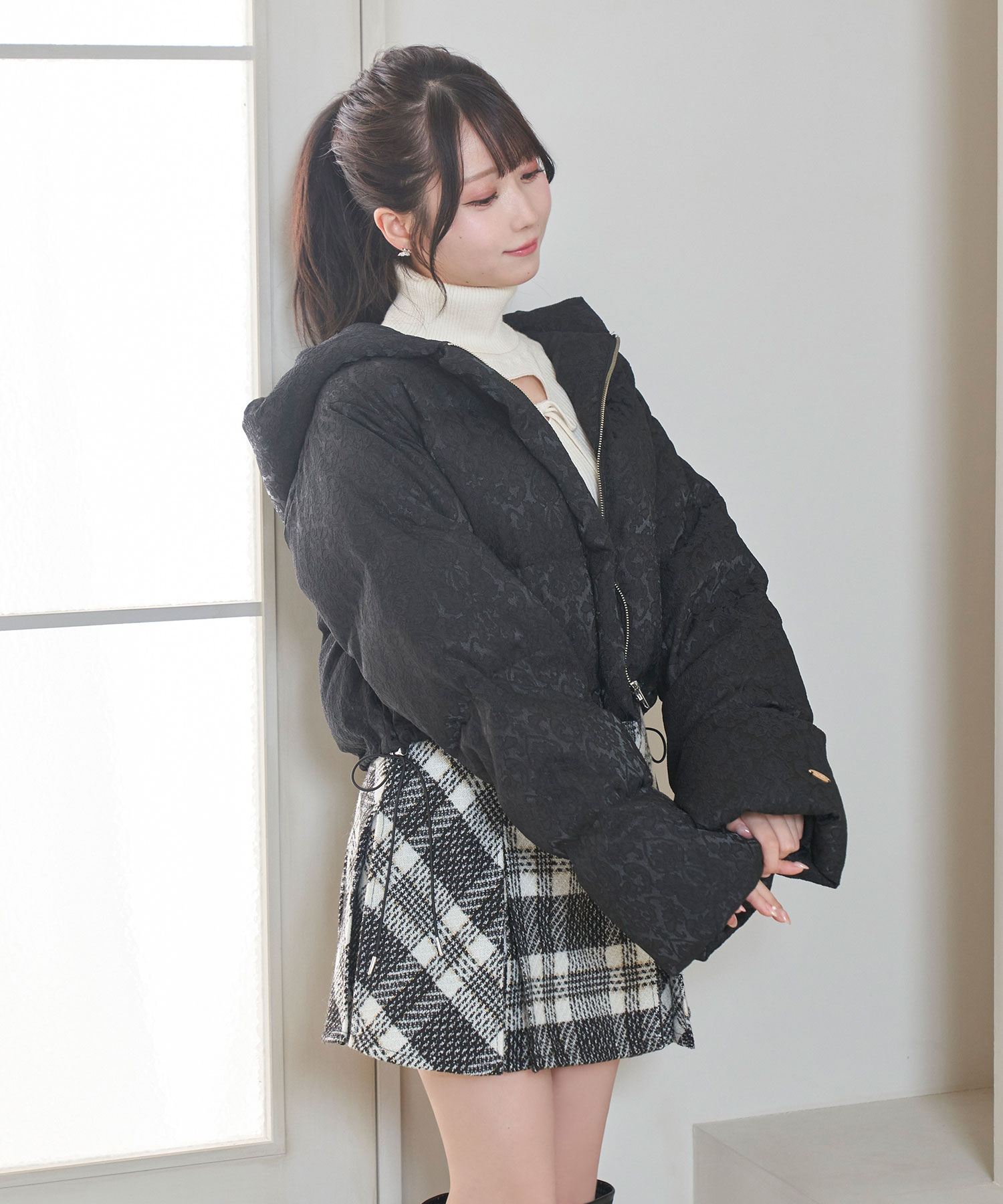 jacquard down jacket – BUNNY APARTMENT