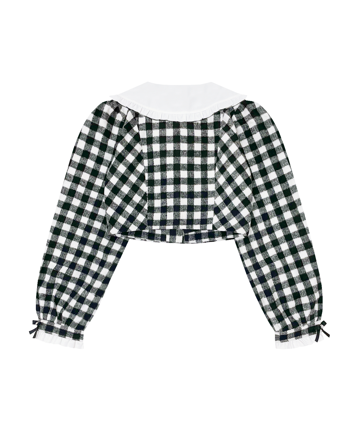 パールリボンギンガムセットアップ – BUNNY APARTMENT