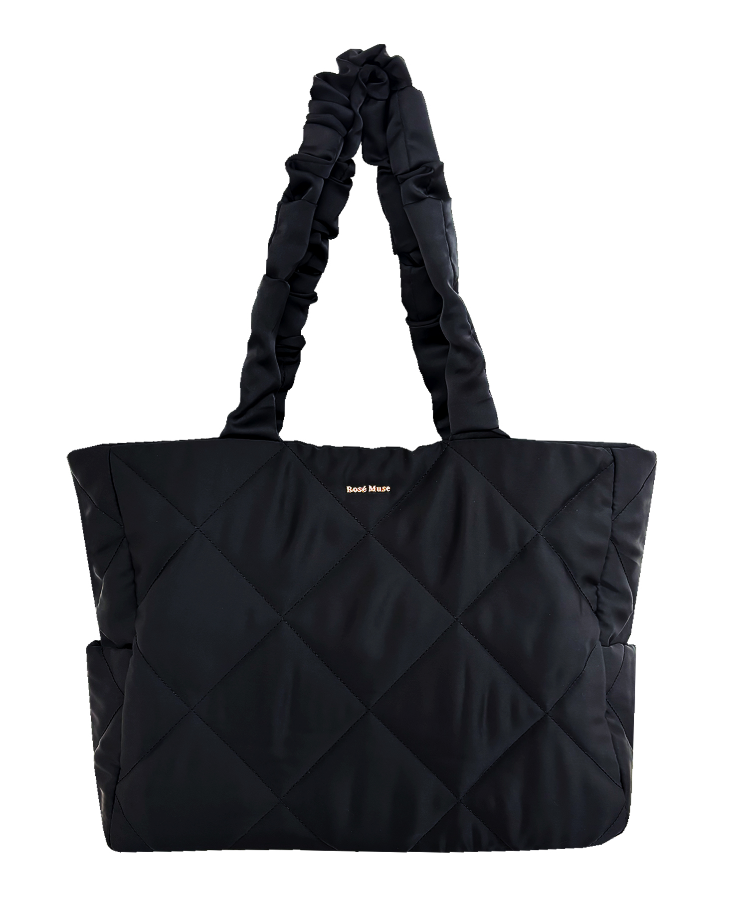 satin quilting big tote – BUNNY APARTMENT