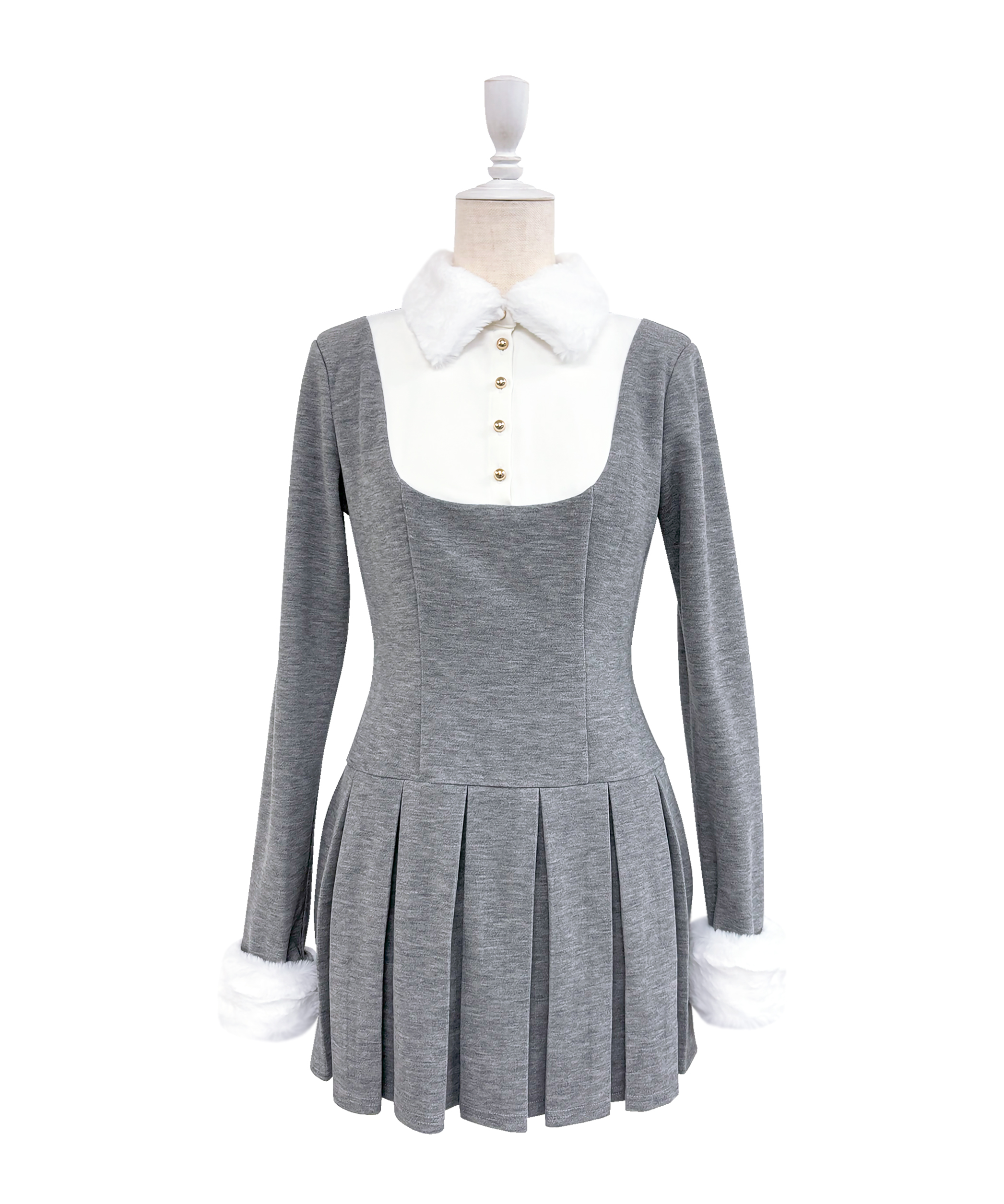 Knit sew pleated op – BUNNY APARTMENT