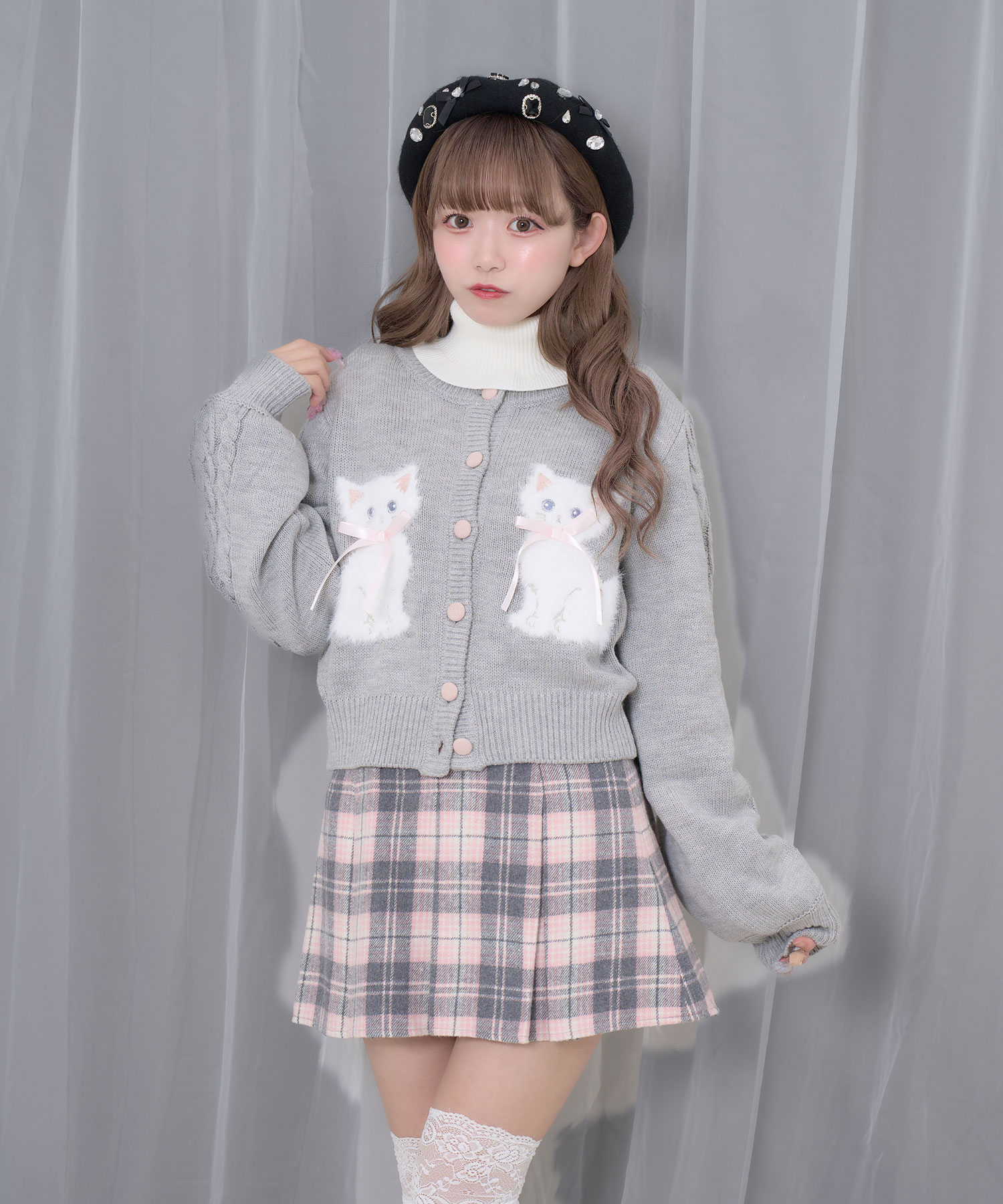 twins catsジャガードニットカーディガン – BUNNY APARTMENT